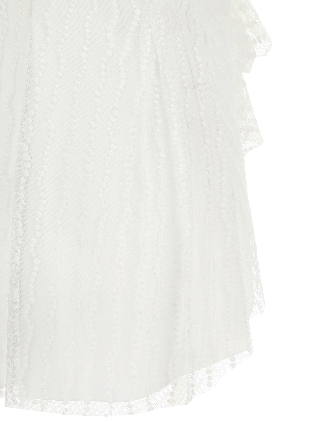 Asymmetrical tulle top 4