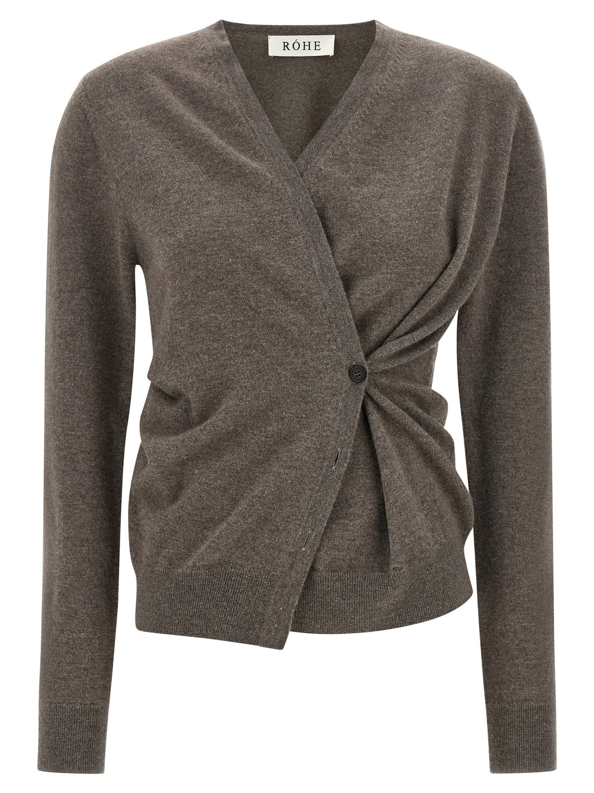 Asymmetrical 'Twisted ballet' cardigan