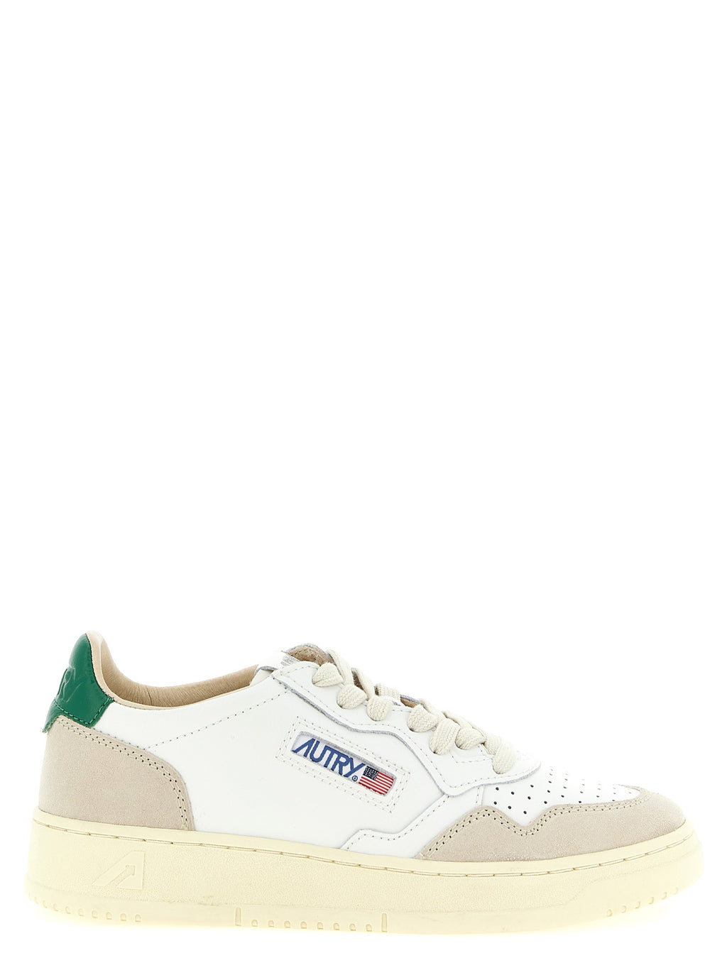 Autry Medalist Low Leather and Suede Sneakers