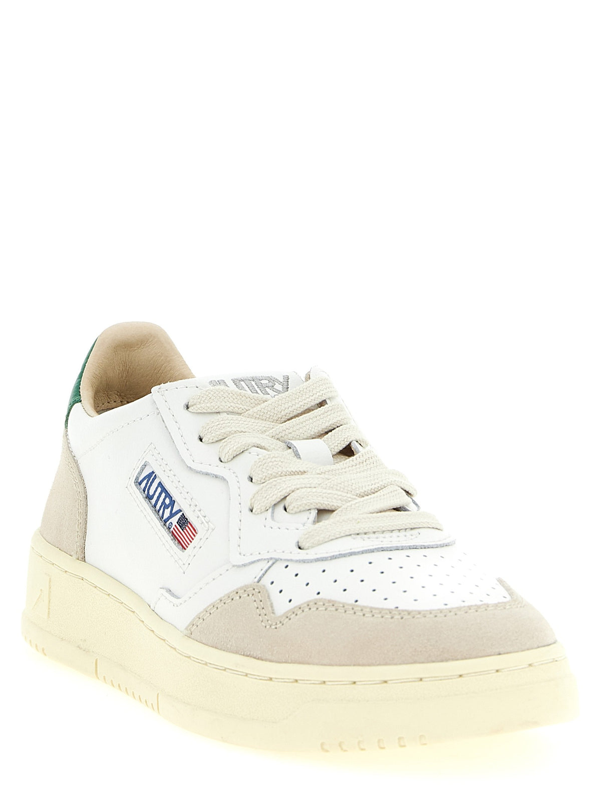 Autry Medalist Low Leather and Suede Sneakers 2