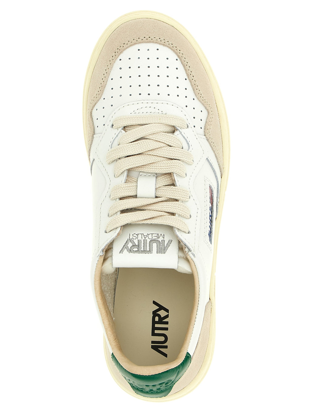 Autry Medalist Low Leather and Suede Sneakers 4