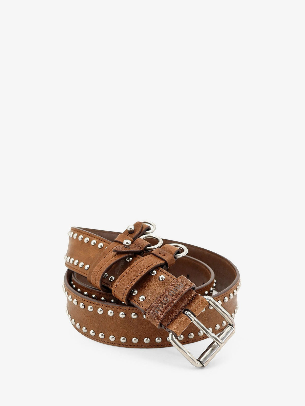 Aviator nappa belt with keychain charm 3