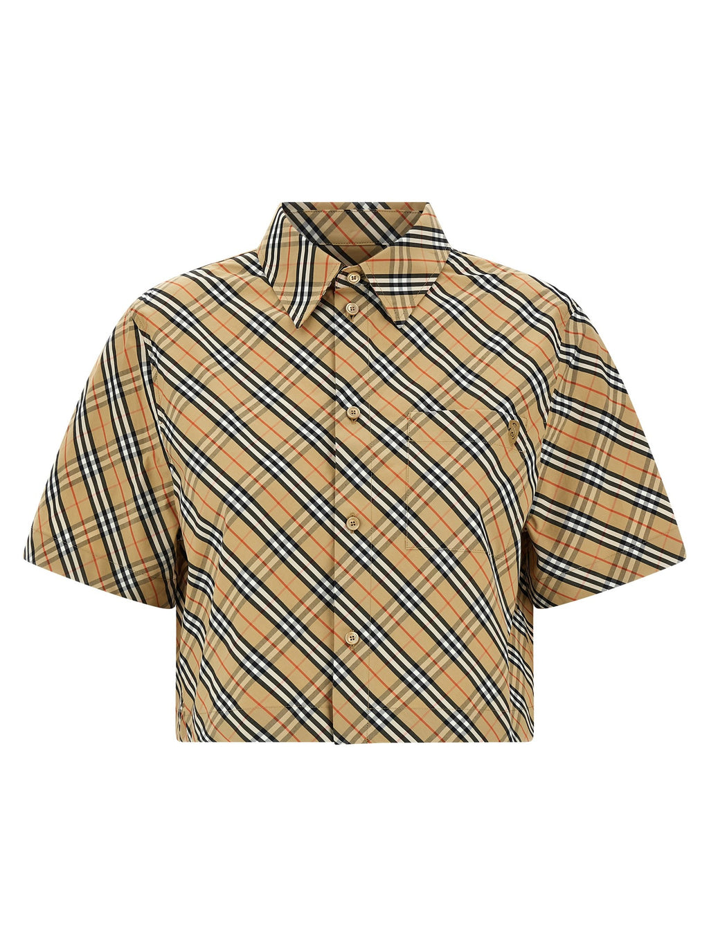 'B Shield' check shirt