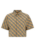 'B Shield' check shirt