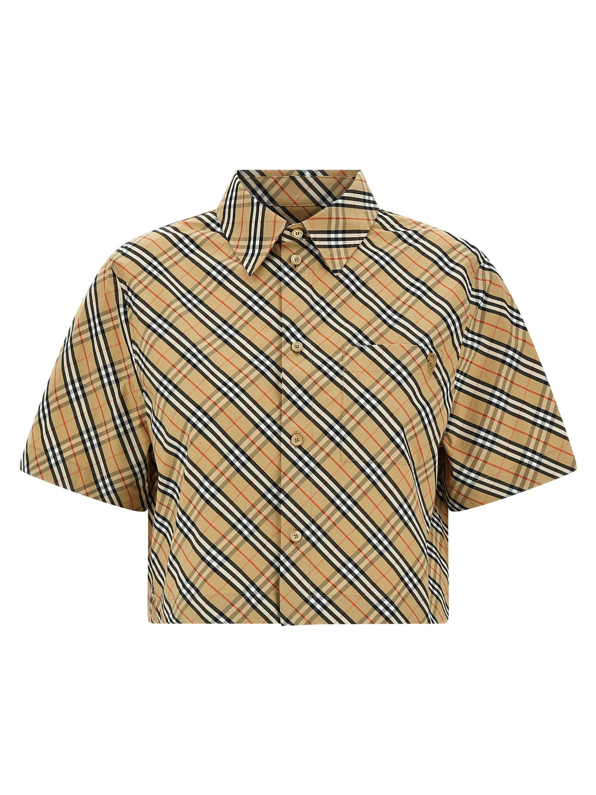 'B Shield' check shirt