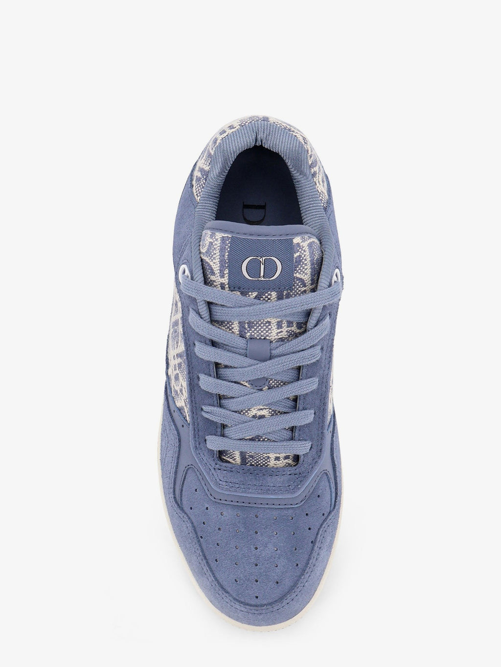 B27 Uptown Dior Oblique jacquard fabric and suede sneakers 5