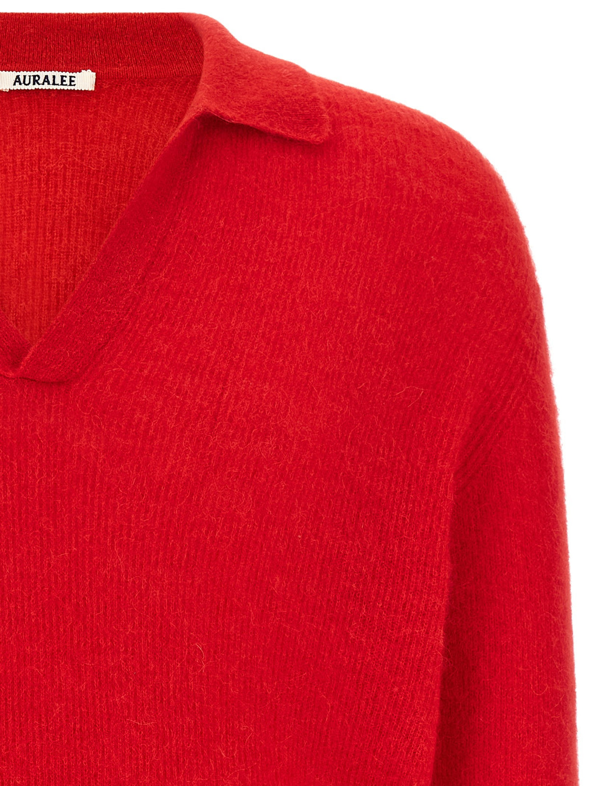 'Baby Suri Alpaca Sheer' polo shirt 3