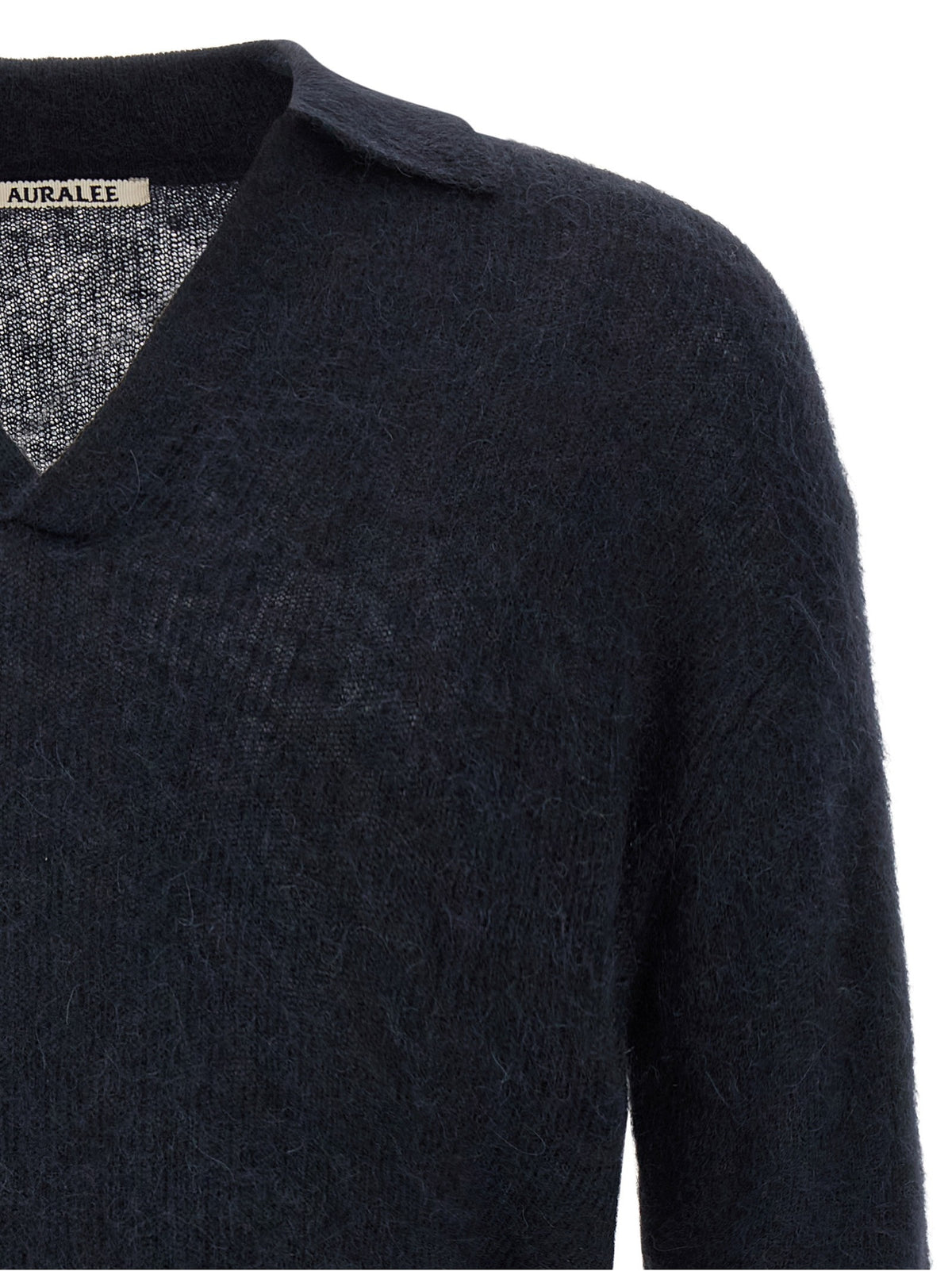 'Baby Suri Alpaca Sheer' polo shirt 3