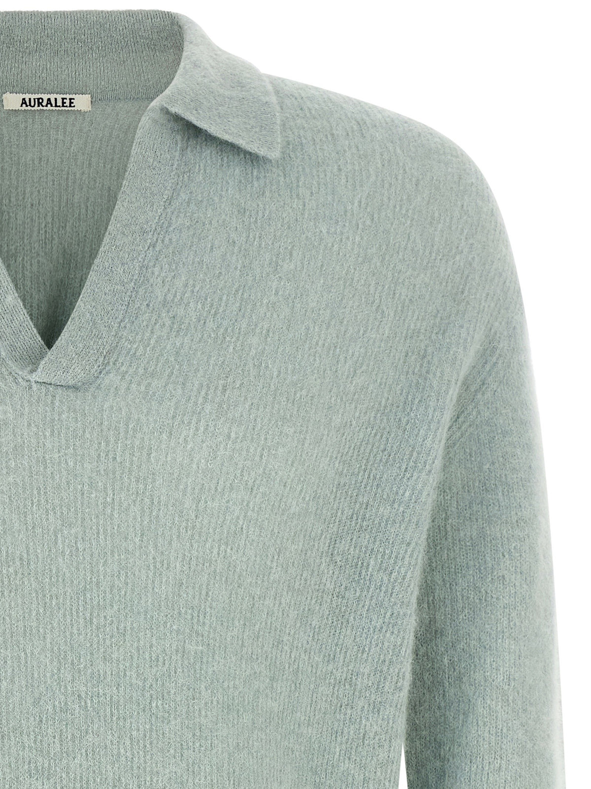 'Baby Suri Alpaca Sheer' polo shirt 3
