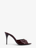 Babylone 90 bordeaux leather sandals