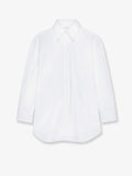Backless cotton shirt