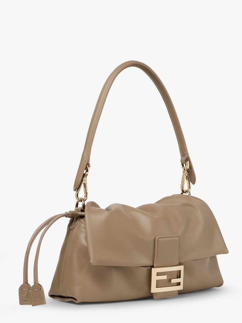 Baguette Soft Medium Leather Shoulder Bag 3