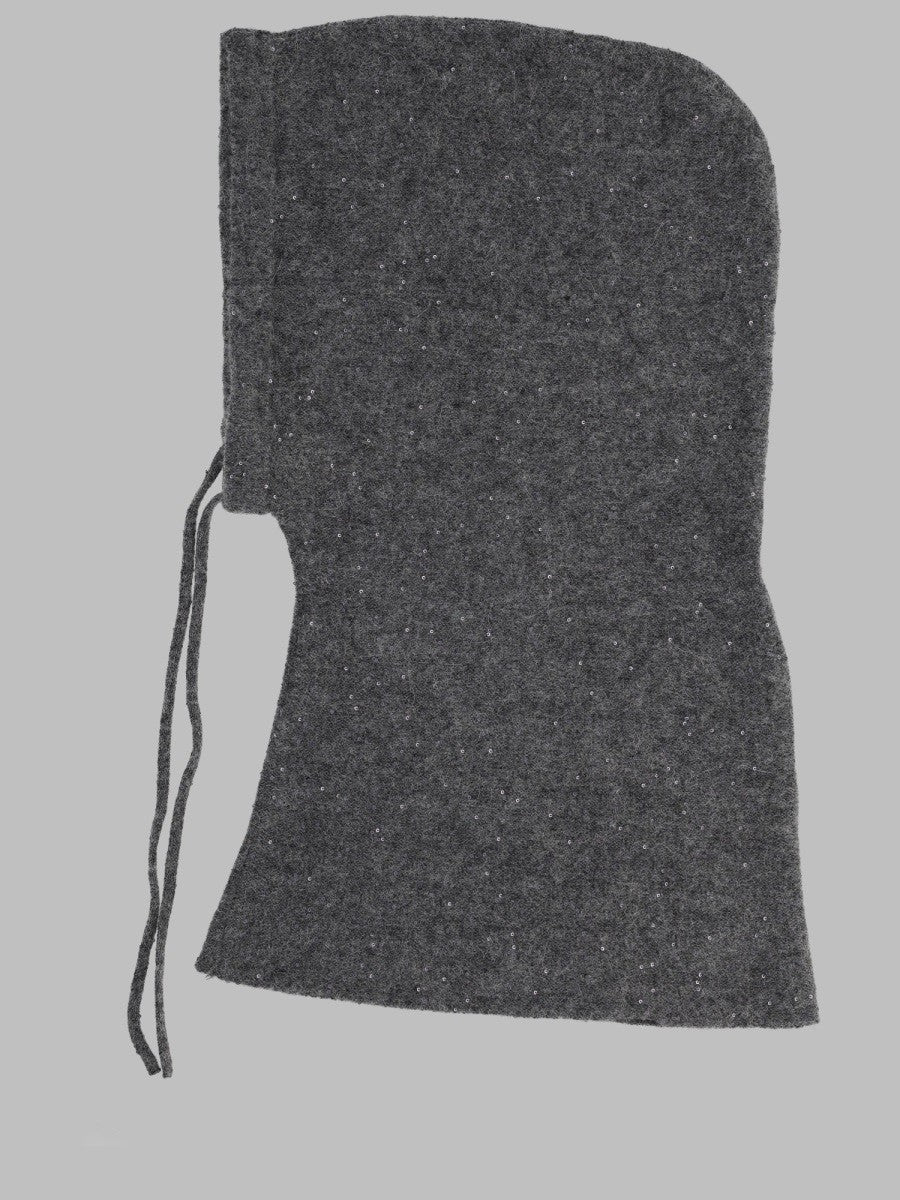 Balaclava in Maglia con Paillettes