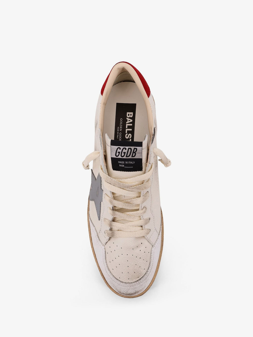 Ball Star Distressed leather sneakers 5
