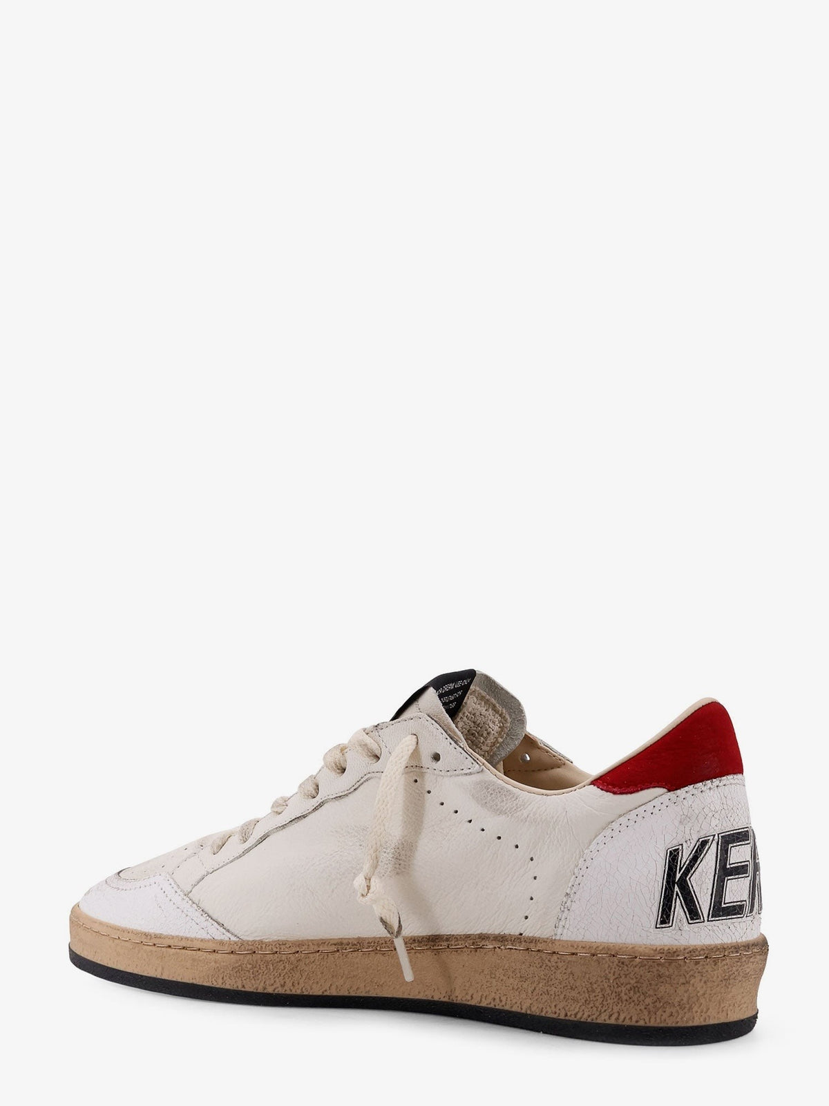 Ball Star Distressed leather sneakers 3