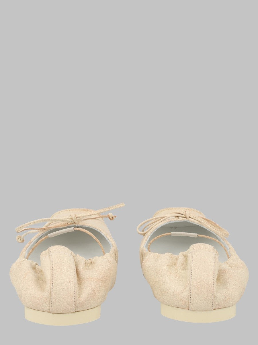 BALLERINA IN PELLE CON PUNTA SQUADRATA 2