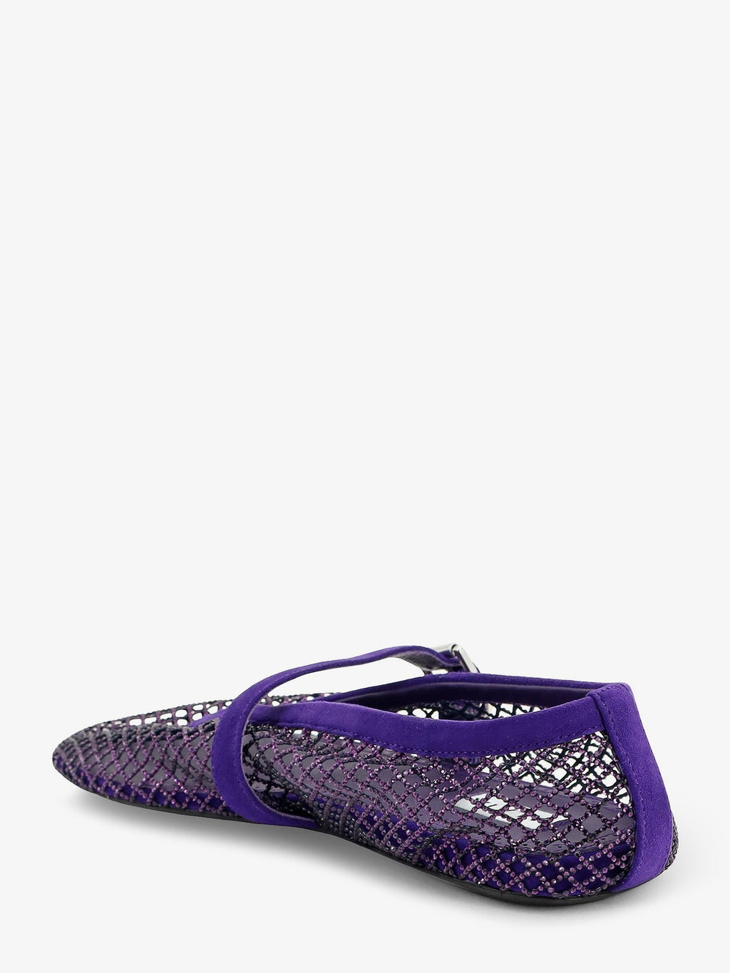 Ballerine Flat mesh ballerinas with rhinestone detail 3