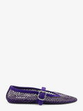Ballerine Flat mesh ballerinas with rhinestone detail