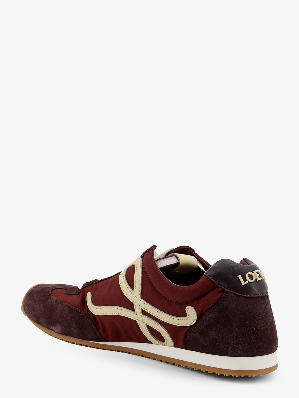 Ballet Runner 2.0 nylon and suede sneakers with side logo 3