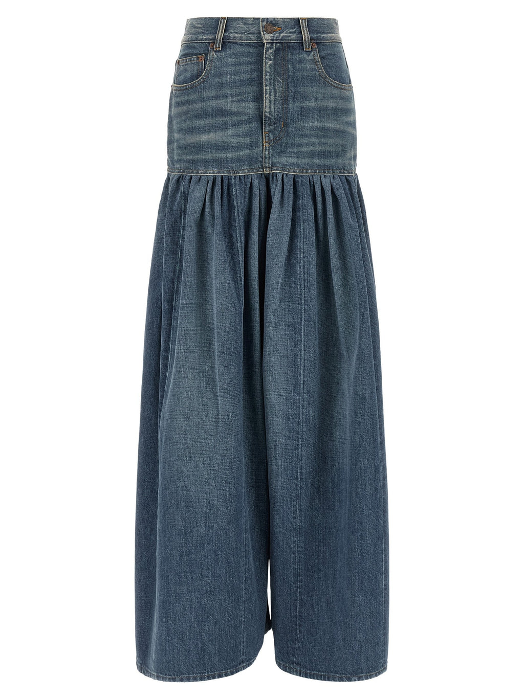 'Balloon' Denim skirt