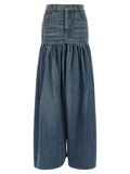 'Balloon' Denim skirt