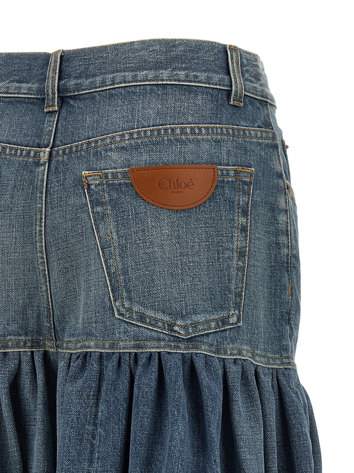 'Balloon' Denim skirt 4