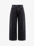 Balloon fit black denim jeans