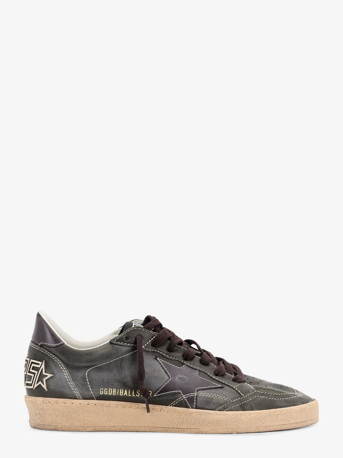 Ballstar used effect leather sneakers