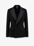 Bar virgin wool tuxedo blazer