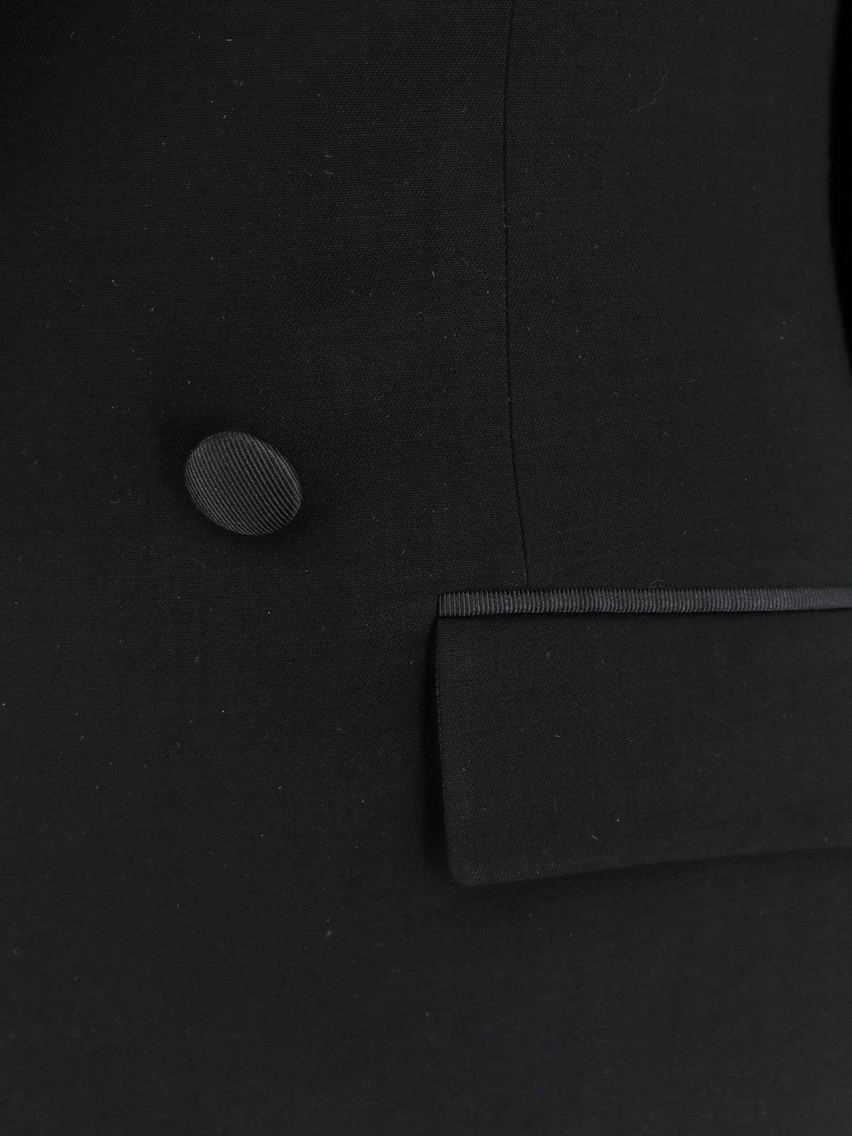 Bar virgin wool tuxedo blazer 3