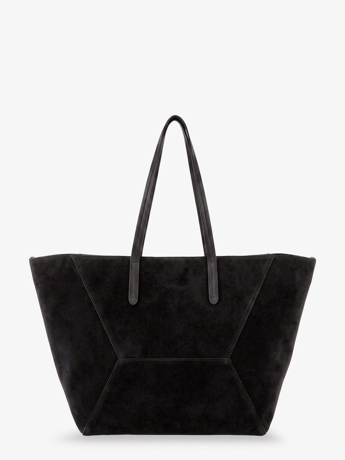 BC Duo suede shoulder bag with engraved logo 2