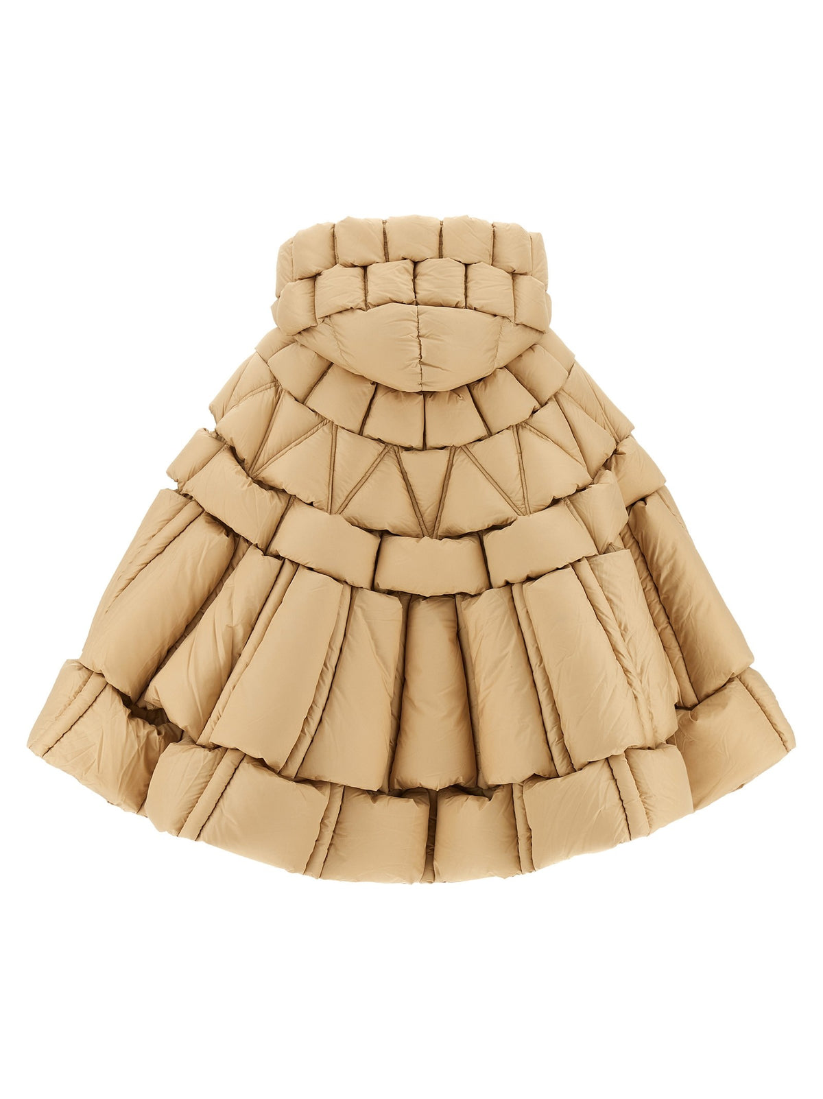 Beige 3D cape 2