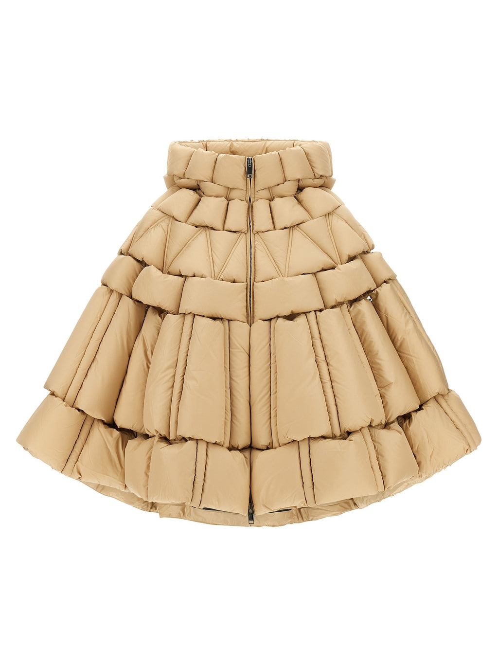 Beige 3D cape