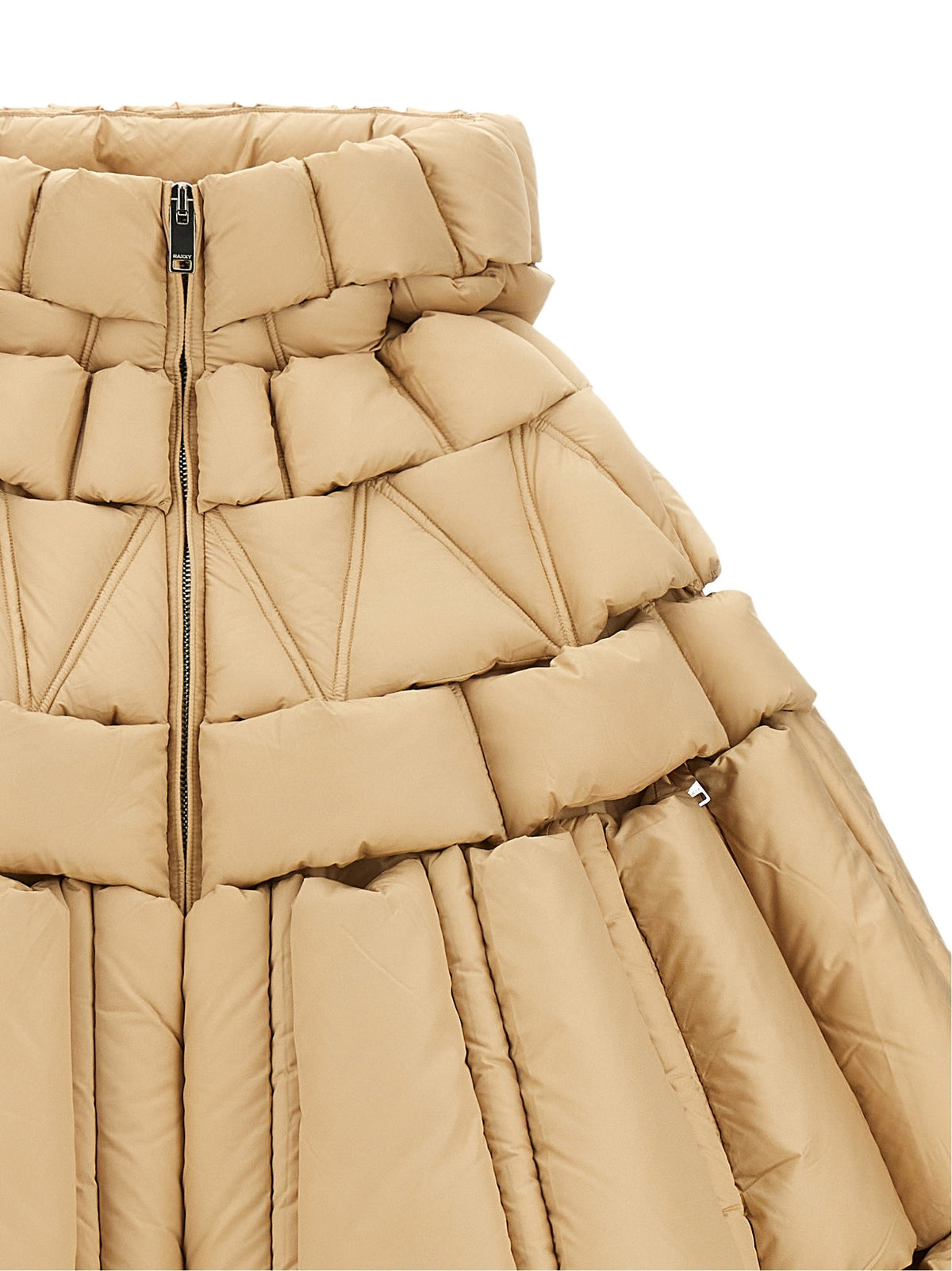 Beige 3D cape 3