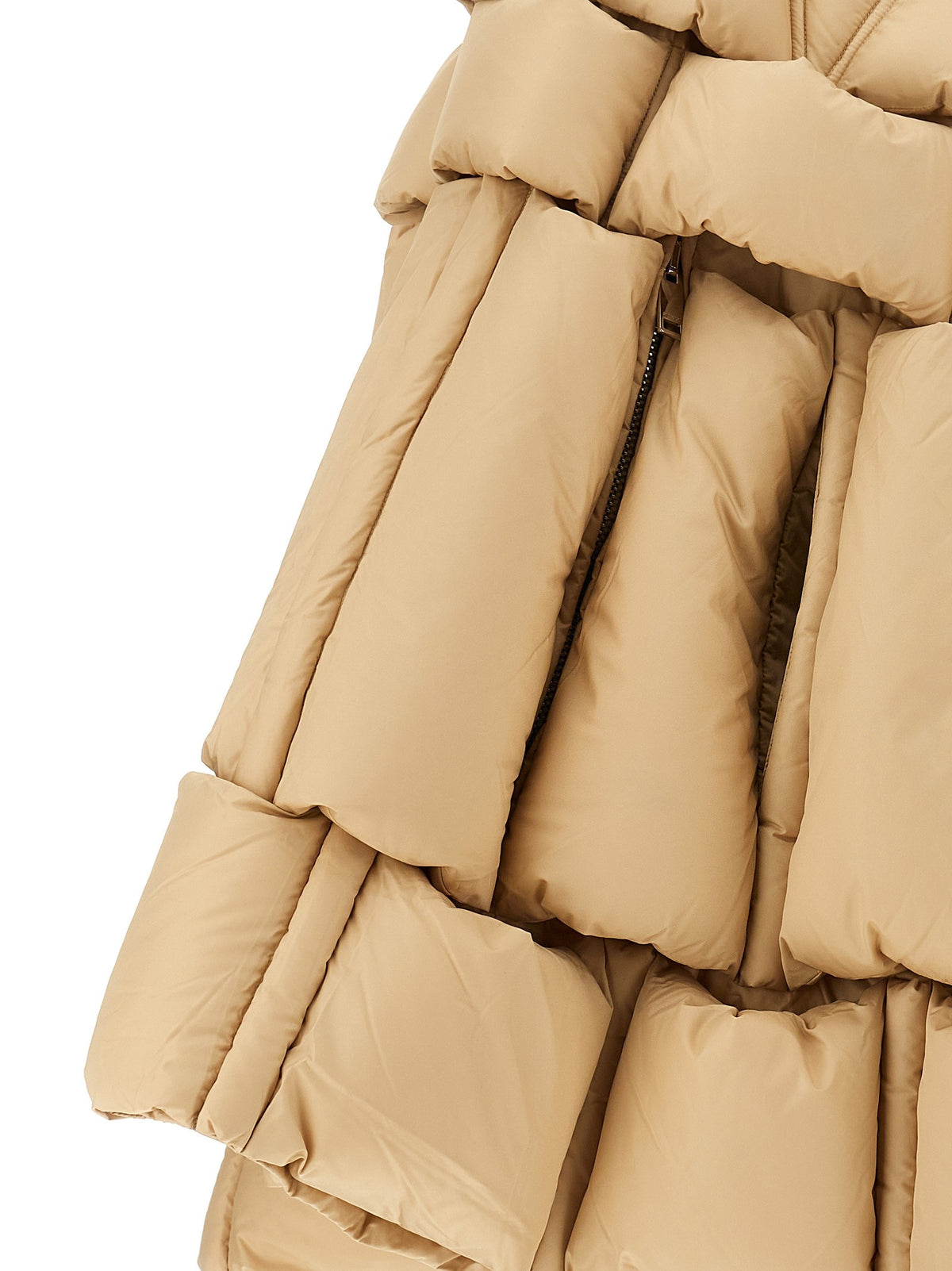 Beige 3D cape 4