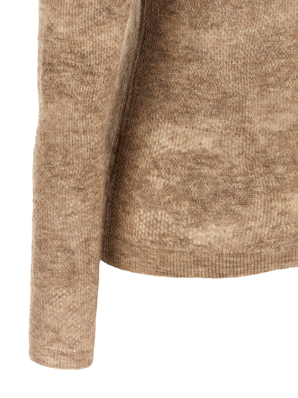 Beige 'Flower Lace' sweater 4