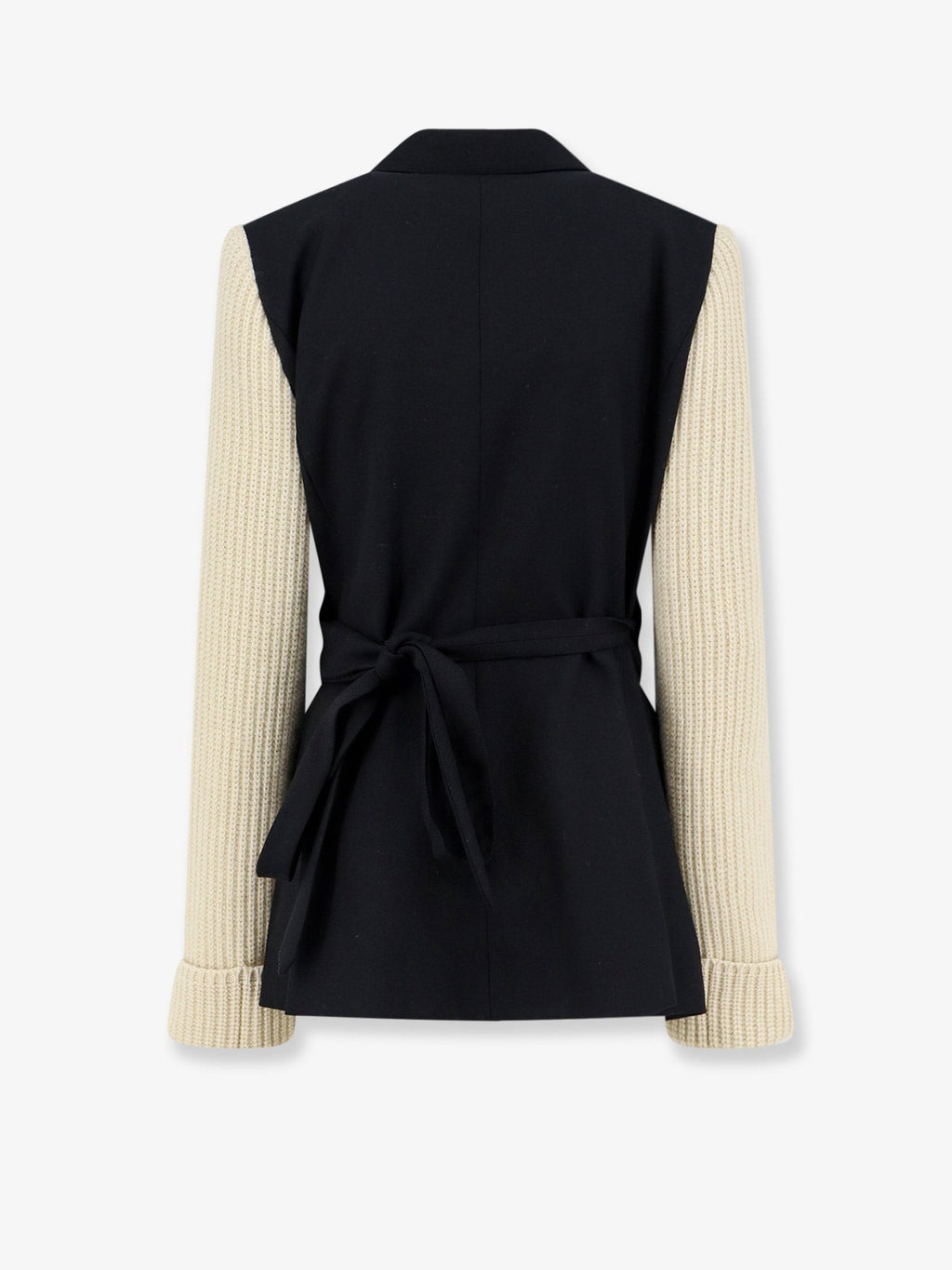 Beline Bis wool blazer with contrasting sleeves 2