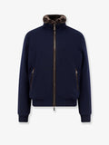 Bellati-Mrw wool and cashmere jacket with fur detail