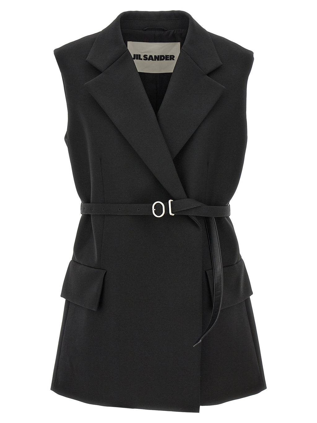 Belt wool vest