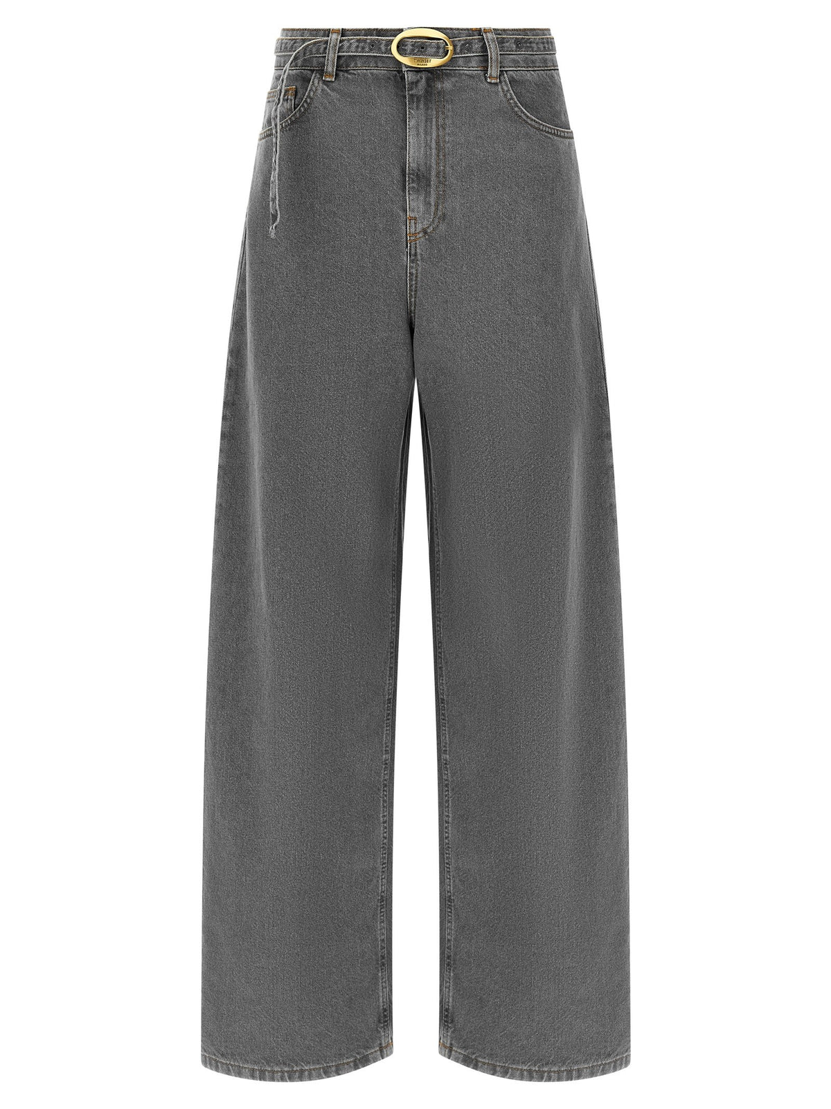 Belted jeans