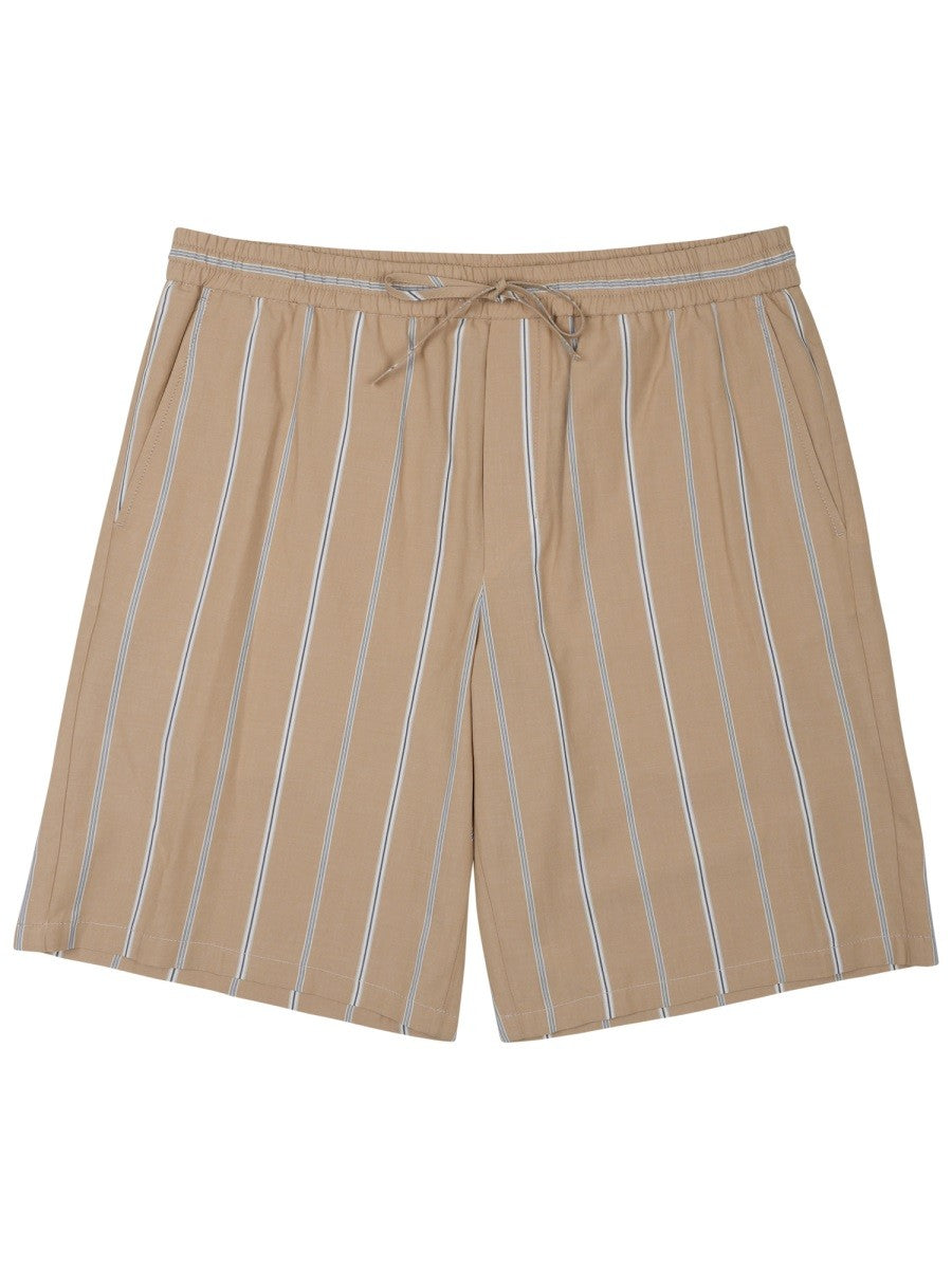 BERMUDA CON CINTURA ELASTICA IN COTONE