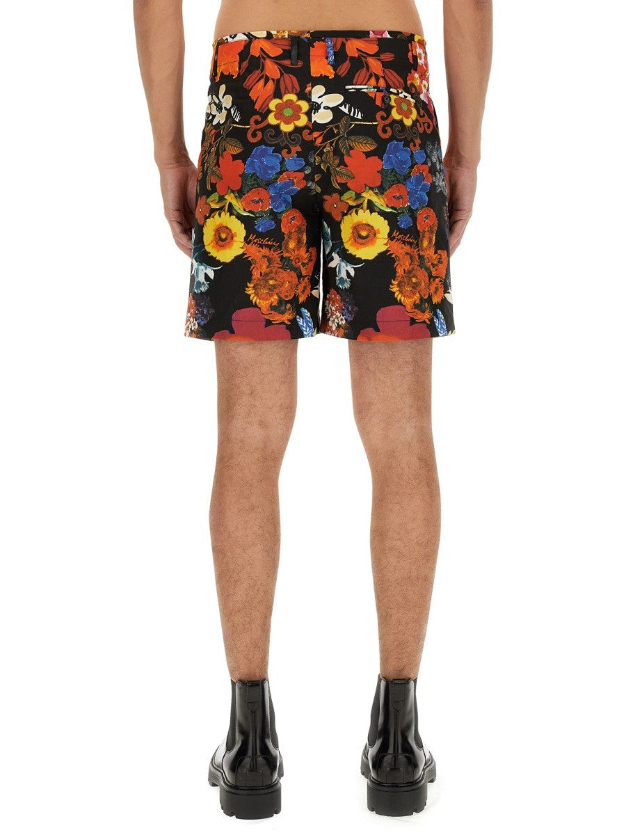 BERMUDA WITH FLORAL PATTERN 4