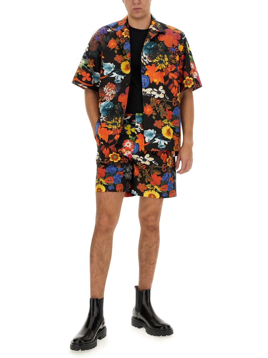BERMUDA WITH FLORAL PATTERN 2