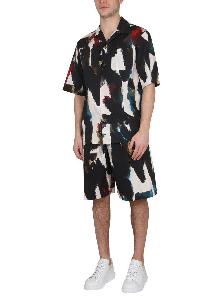 BERMUDA WITH LOGO PRINT 2