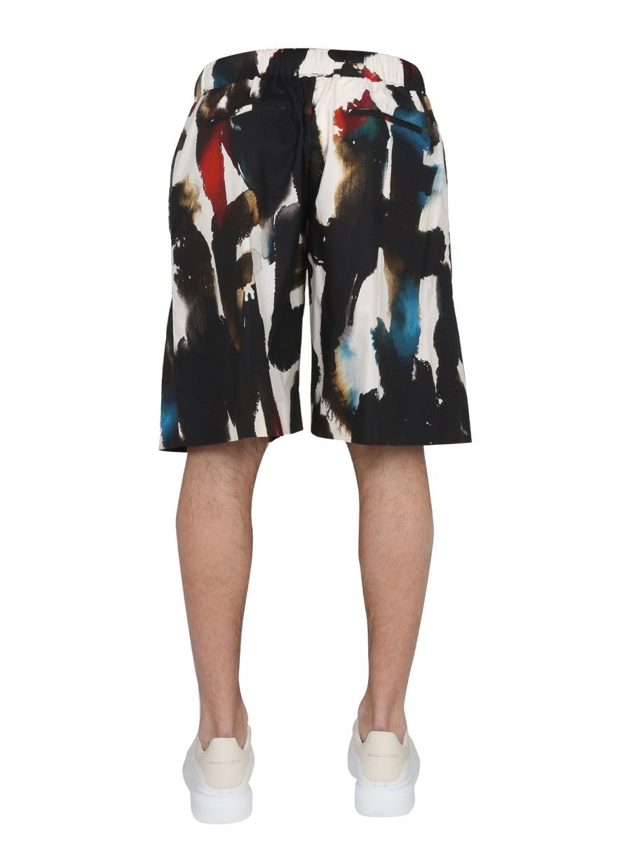 BERMUDA WITH LOGO PRINT 4