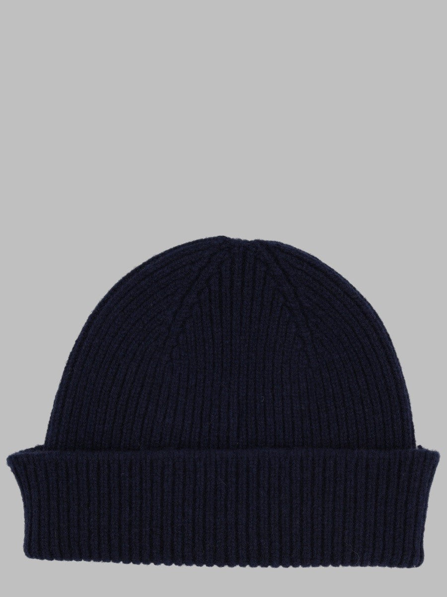 Berretto a Coste con Patch Logo 2