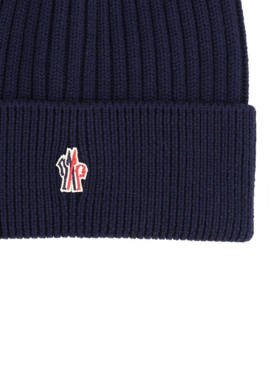 Berretto in Lana con Patch Logo 3
