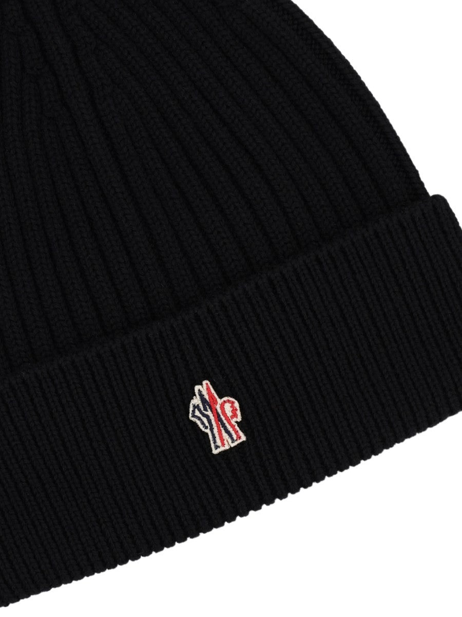 Berretto in Lana con Patch Logo 3