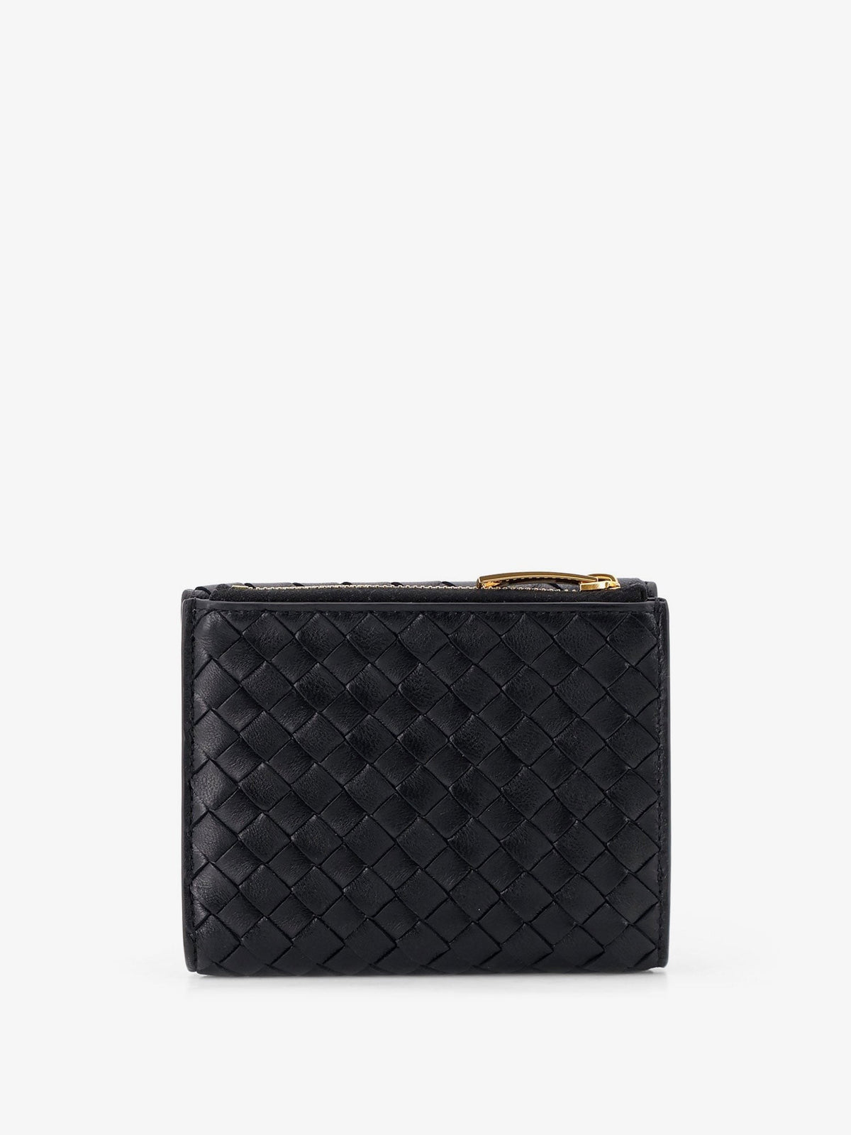 Bi-fold Intrecciato wallet with zip 2