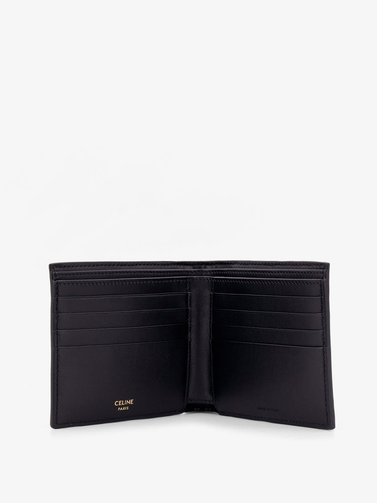 Bifold Triomphe coated canvas and leather wallet 3